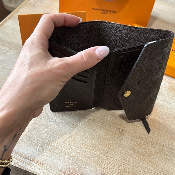 Louis Vuitton Terre Monogram Empreinte Leather Curieuse Wallet - Picture 6 of 16